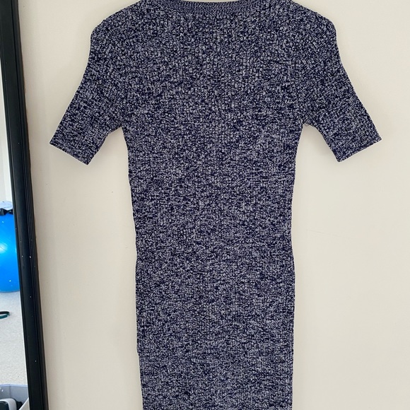 French Connection Blue Knit Dress - Picture 4 of 4